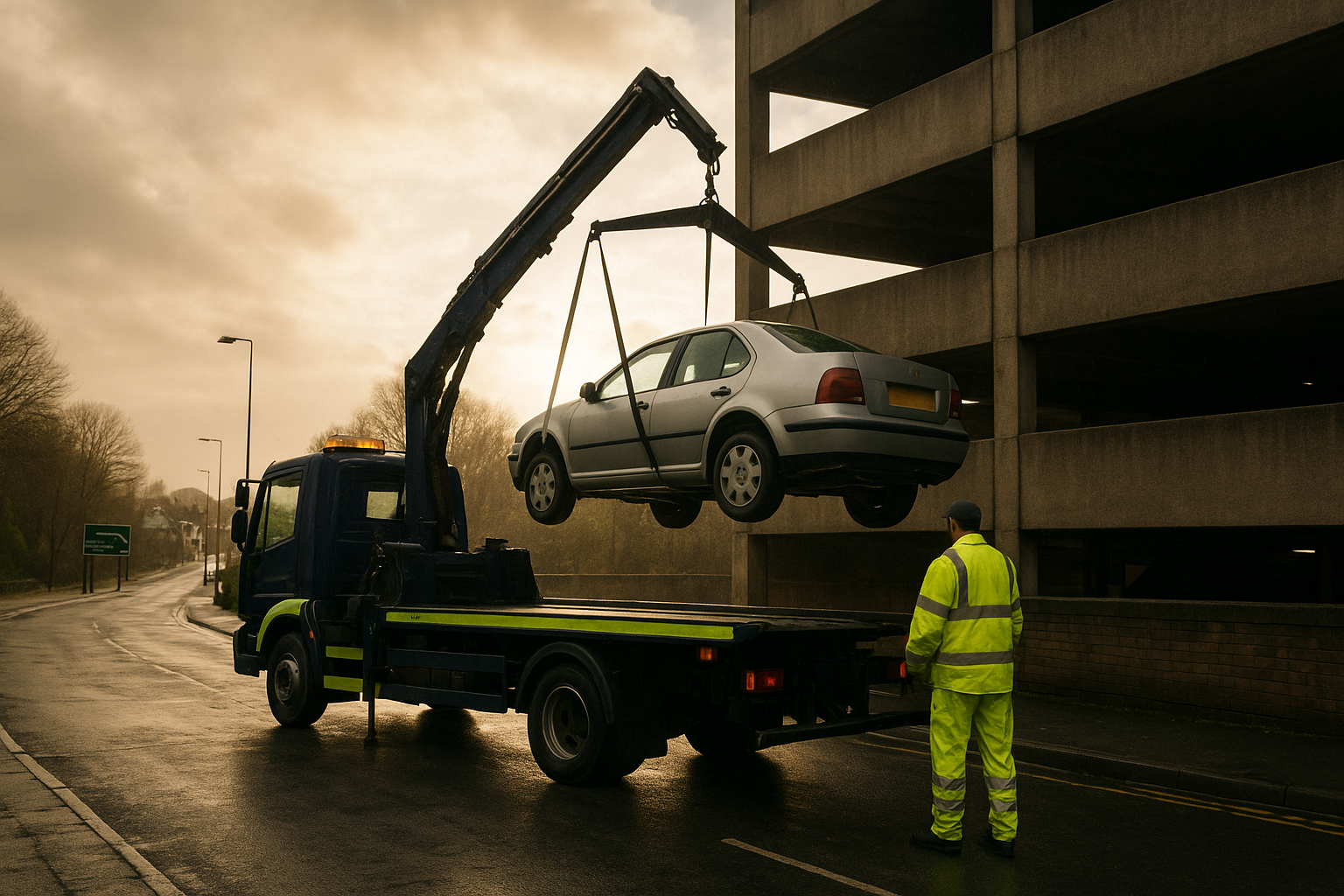 Blackburn industrial estate vehicle assistance at Whitebirk