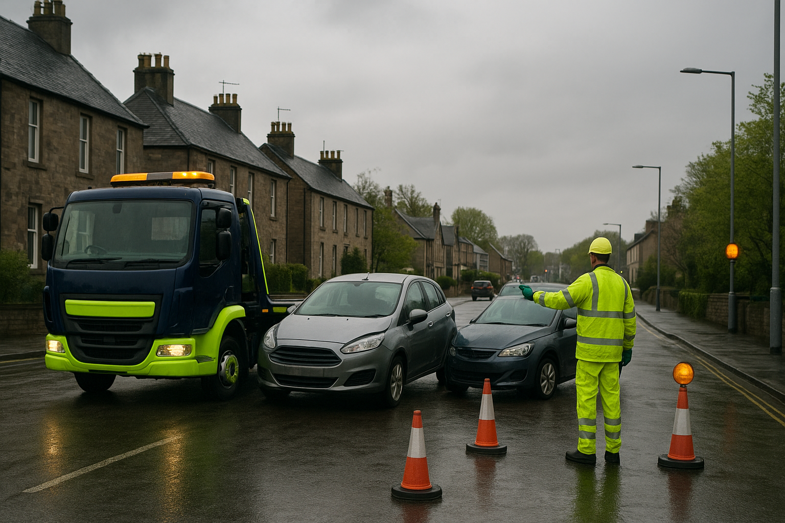 Inverness recovery vehicle near Longman Roundabout